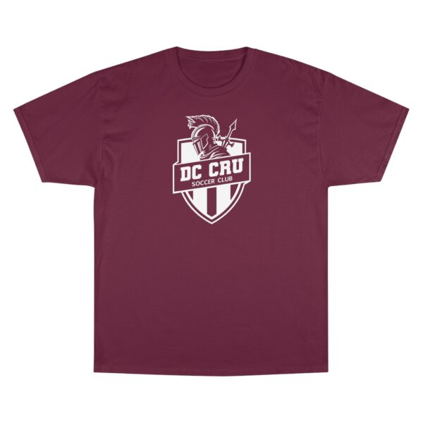 Adult CRU Soccer (8 Color Options / White) Premium Champion T-Shirt - Image 9