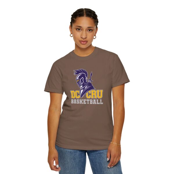 Adult CRU Basketball (14 Color Options / Gray) Unisex Garment-Dyed T-shirt - Image 19