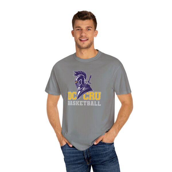 Adult CRU Basketball (14 Color Options / Gray) Unisex Garment-Dyed T-shirt - Image 69