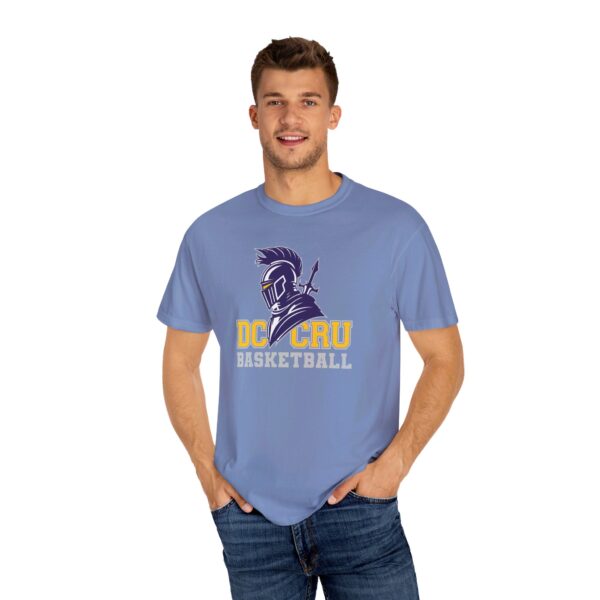 Adult CRU Basketball (14 Color Options / Gray) Unisex Garment-Dyed T-shirt - Image 56