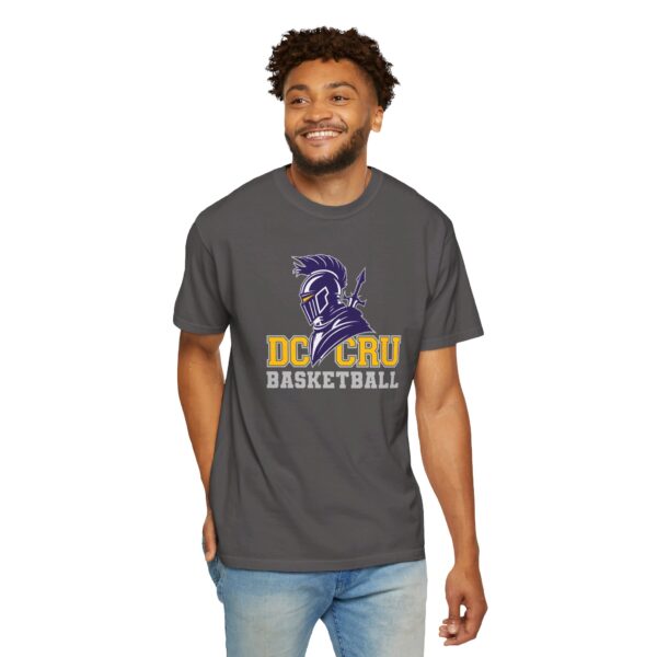 Adult CRU Basketball (14 Color Options / Gray) Unisex Garment-Dyed T-shirt - Image 114