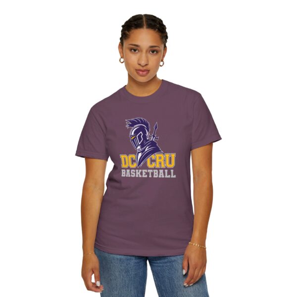 Adult CRU Basketball (14 Color Options / Gray) Unisex Garment-Dyed T-shirt - Image 149