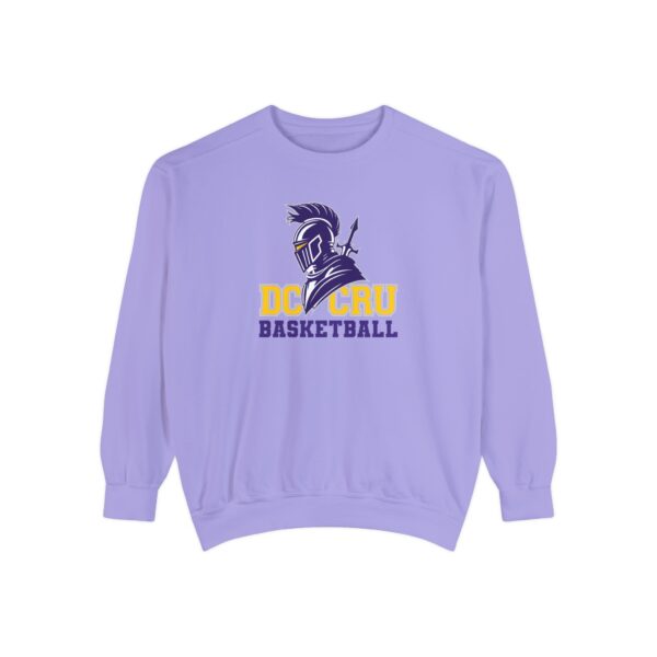 Adult CRU Basketball (6 Color Options / Purple) Unisex Garment-Dyed Sweatshirt - Image 8