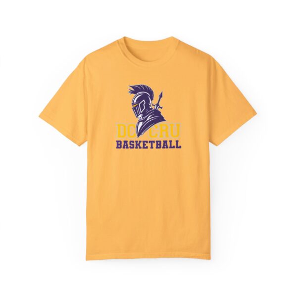 Adult CRU Basketball (12 Color Options / Purple) Unisex Garment-Dyed T-shirt - Image 8