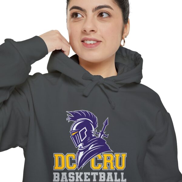 Adult CRU Basketball (5 Color Options / Gray) Unisex Garment-Dyed Hoodie - Image 14