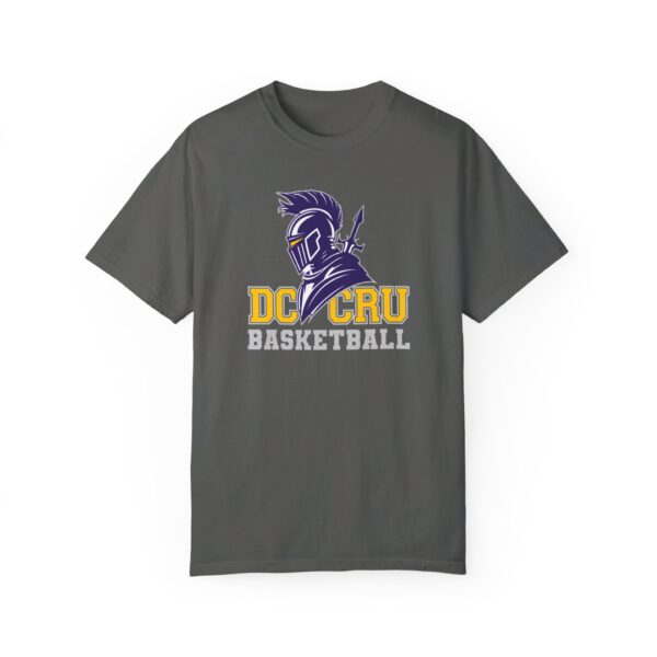 Adult CRU Basketball (14 Color Options / Gray) Unisex Garment-Dyed T-shirt - Image 27