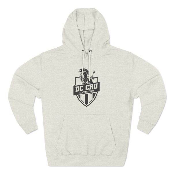 Adult CRU Soccer (Black Logo / 4 Color Options) - Three-Panel Fleece Hoodie - Image 19