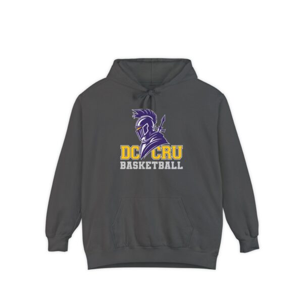 Adult CRU Basketball (5 Color Options / Gray) Unisex Garment-Dyed Hoodie - Image 10