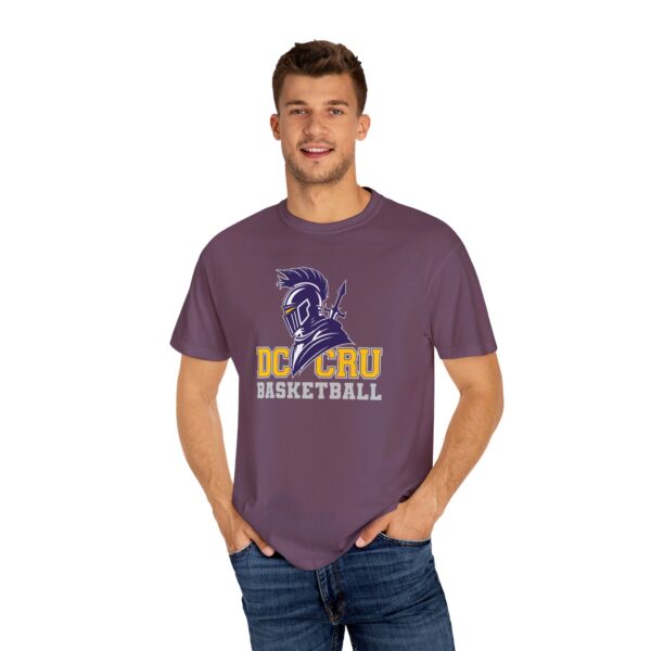 Adult CRU Basketball (14 Color Options / Gray) Unisex Garment-Dyed T-shirt - Image 147