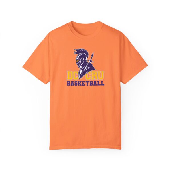 Adult CRU Basketball (12 Color Options / Purple) Unisex Garment-Dyed T-shirt - Image 5