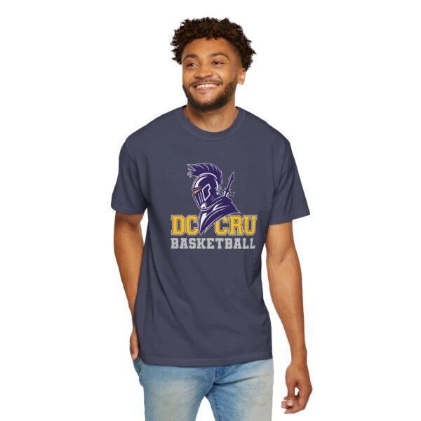 Adult CRU Basketball (14 Color Options / Gray) Unisex Garment-Dyed T-shirt - Image 88