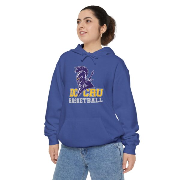 Adult CRU Basketball (5 Color Options / Gray) Unisex Garment-Dyed Hoodie - Image 21