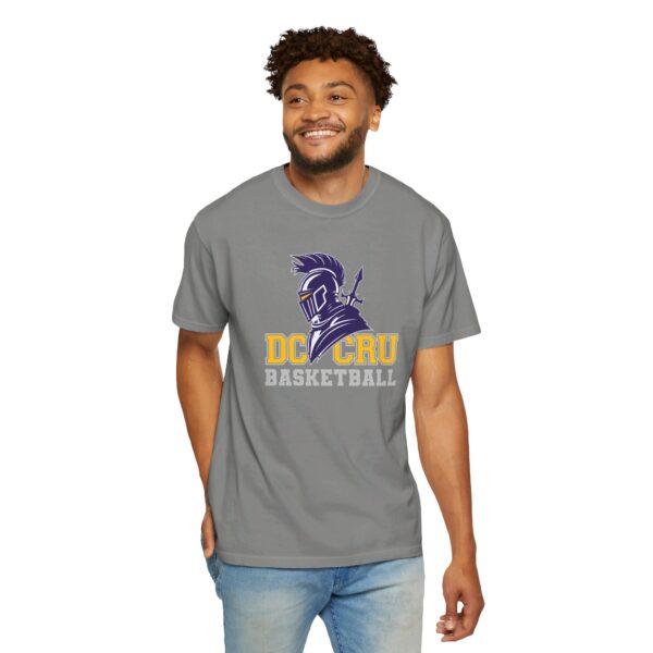 Adult CRU Basketball (14 Color Options / Gray) Unisex Garment-Dyed T-shirt - Image 75