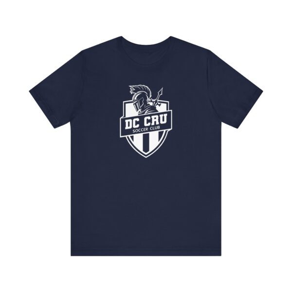 Adult CRU Soccer (Multi-Colored Logos / 11 Color Options) Jersey Short Sleeve Unisex Tee - Image 11