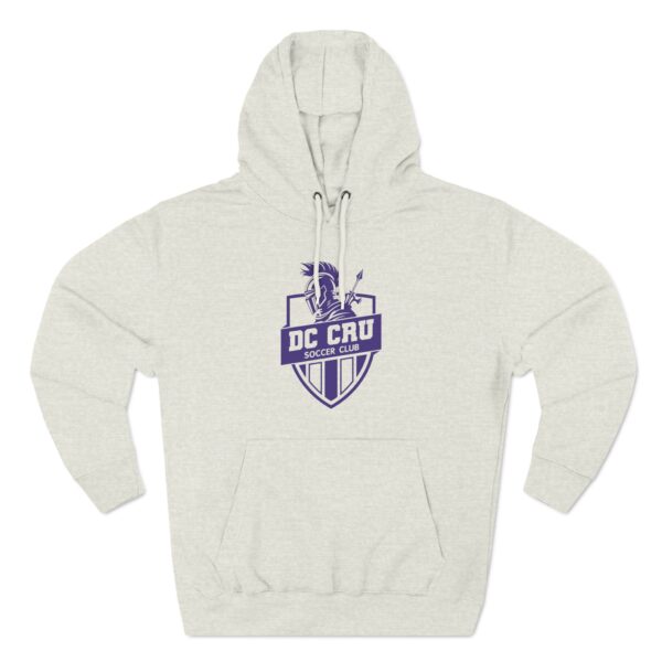 Adult CRU Soccer (4 Color Options / Purple Logo) - Three-Panel Fleece Hoodie - Image 19