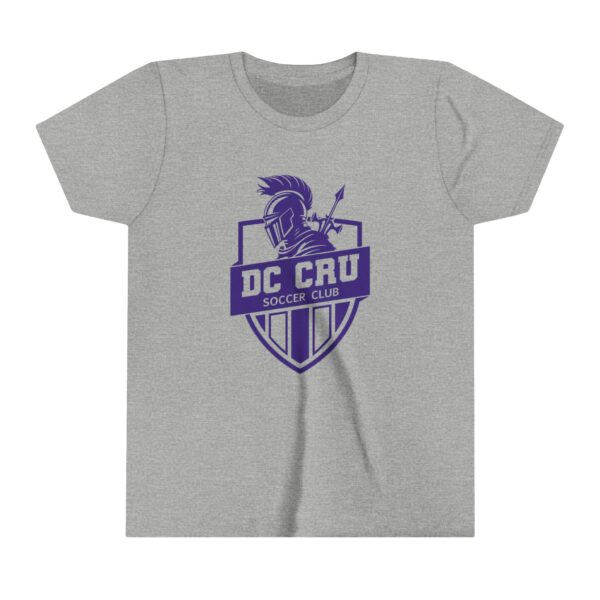 Youth CRU Soccer (Purple Logo / 6 Color Options) - Youth Short Sleeve Tee - Image 9