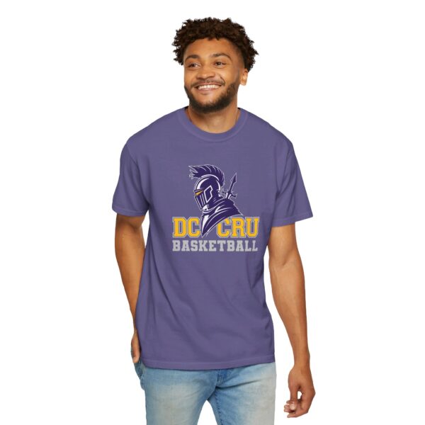 Adult CRU Basketball (14 Color Options / Gray) Unisex Garment-Dyed T-shirt - Image 140