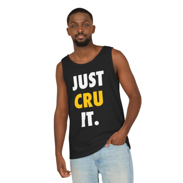 Adult "JUST CRU IT" Unisex Garment-Dyed Tank Top - Image 14