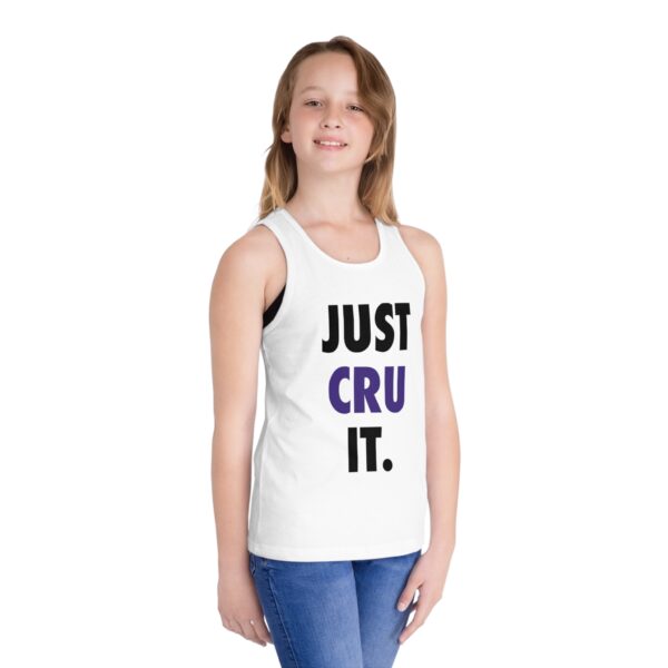 Kid's "JUST CRU IT" Jersey Tank Top - Image 6