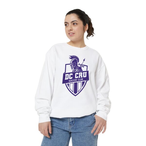 Adult CRU Soccer (6 Color Options / Purple) Unisex Garment-Dyed Sweatshirt - Image 3