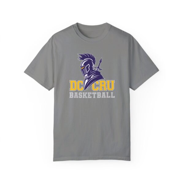 Adult CRU Basketball (14 Color Options / Gray) Unisex Garment-Dyed T-shirt - Image 66