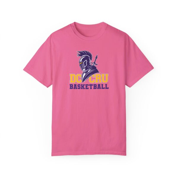 Adult CRU Basketball (12 Color Options / Purple) Unisex Garment-Dyed T-shirt - Image 14