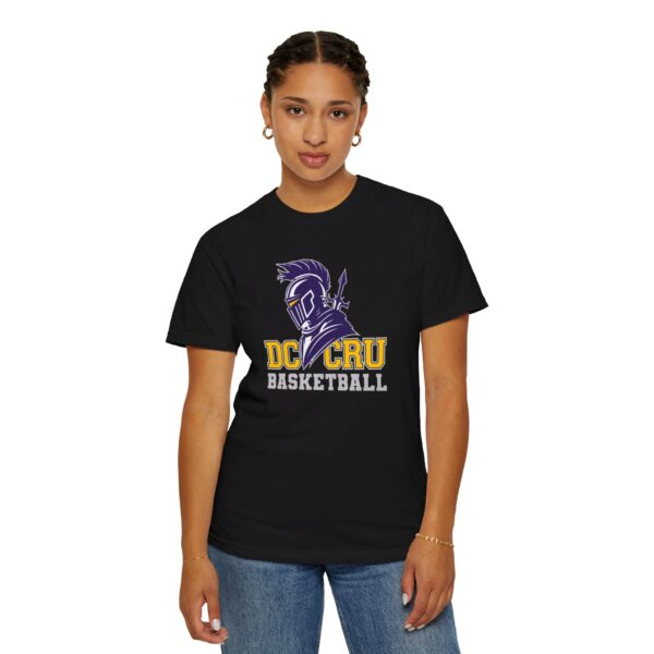 Adult CRU Basketball (14 Color Options / Gray) Unisex Garment-Dyed T-shirt - Image 123