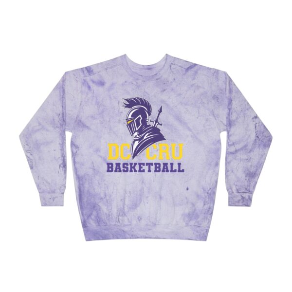 Adult CRU Basketball (4 Color Options / Purple) Unisex Color Blast Crewneck Sweatshirt