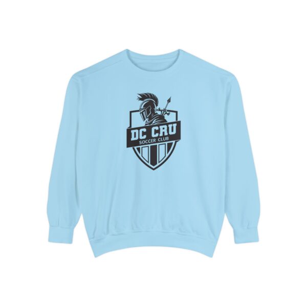 Adult CRU Soccer (Black Logo / 14 Color Options) Unisex Garment-Dyed Sweatshirt - Image 11