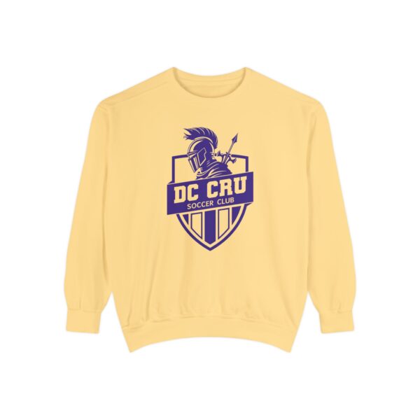 Adult CRU Soccer (6 Color Options / Purple) Unisex Garment-Dyed Sweatshirt - Image 7