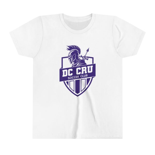 Youth CRU Soccer (Purple Logo / 6 Color Options) - Youth Short Sleeve Tee