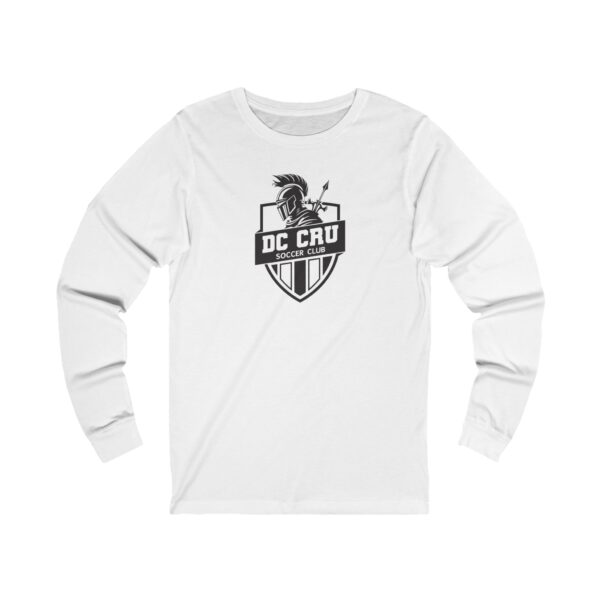 Adult CRU Soccer (Black Logo / 4 Color Options) Unisex Jersey Long Sleeve Tee - Image 3