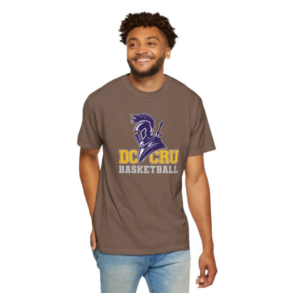 Adult CRU Basketball (14 Color Options / Gray) Unisex Garment-Dyed T-shirt - Image 23