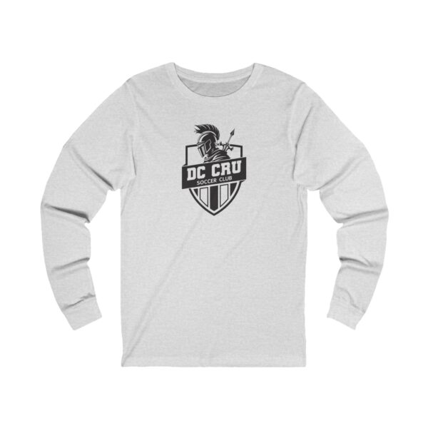 Adult CRU Soccer (Black Logo / 4 Color Options) Unisex Jersey Long Sleeve Tee - Image 5