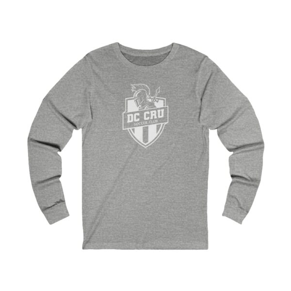 Adult CRU Soccer (White Logo / 5 Color Options) - Unisex Jersey Long Sleeve Tee - Image 9