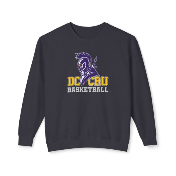 Adult CRU Basketball (4 Color Options / Gray) Unisex Lightweight Crewneck Sweatshirt - Image 18