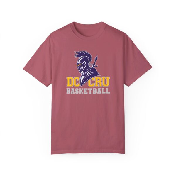 Adult CRU Basketball (14 Color Options / Gray) Unisex Garment-Dyed T-shirt - Image 170