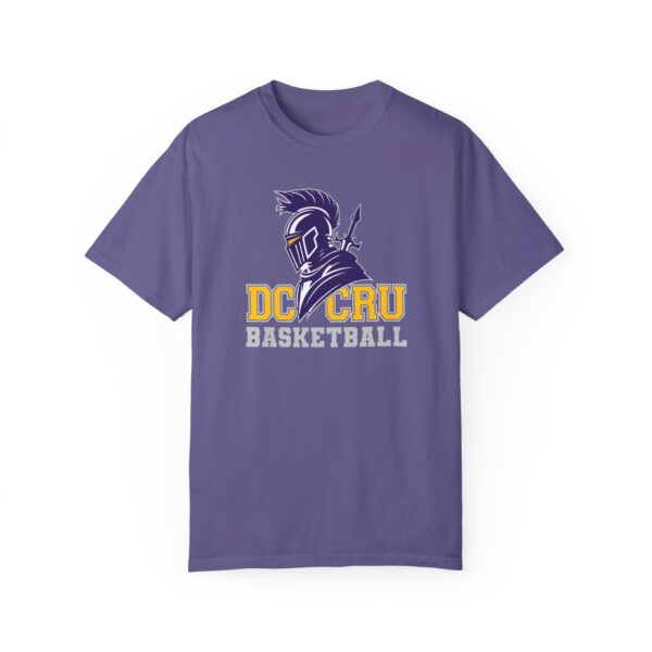 Adult CRU Basketball (14 Color Options / Gray) Unisex Garment-Dyed T-shirt - Image 131