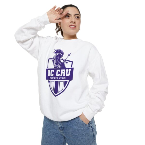 Adult CRU Soccer (6 Color Options / Purple) Unisex Garment-Dyed Sweatshirt - Image 5