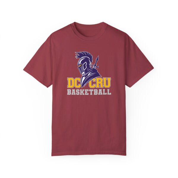 Adult CRU Basketball (14 Color Options / Gray) Unisex Garment-Dyed T-shirt - Image 157