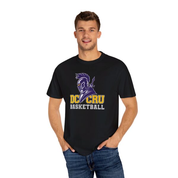 Adult CRU Basketball (14 Color Options / Gray) Unisex Garment-Dyed T-shirt - Image 121