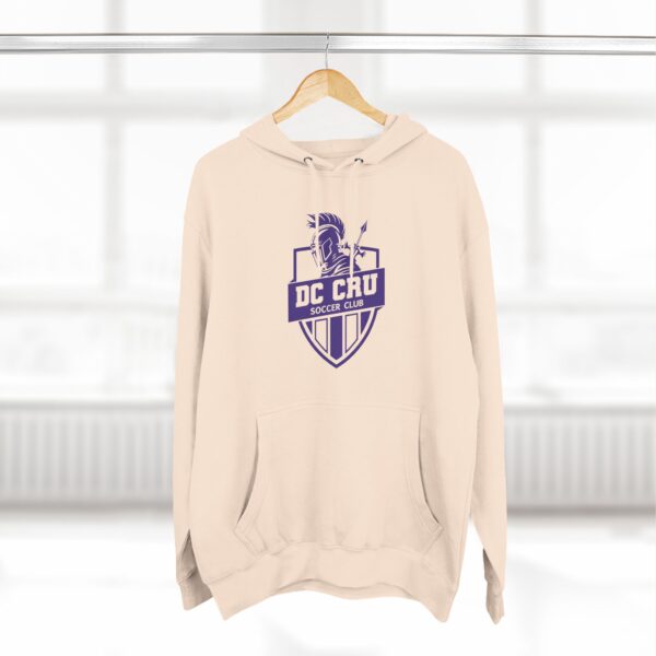 Adult CRU Soccer (4 Color Options / Purple Logo) - Three-Panel Fleece Hoodie - Image 16