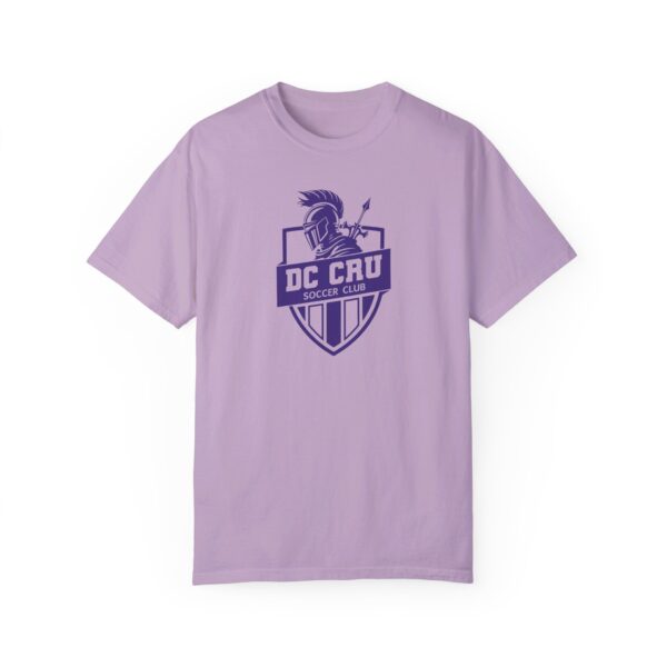 Adult CRU Soccer (12 Color Option / Purple) Unisex Garment-Dyed T-shirt - Image 13