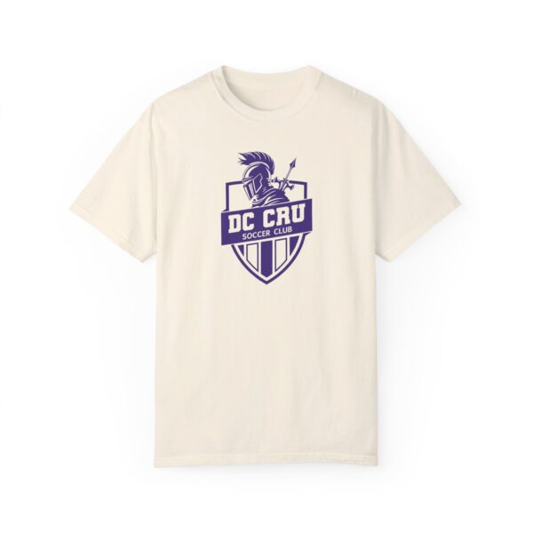 Adult CRU Soccer (12 Color Option / Purple) Unisex Garment-Dyed T-shirt - Image 6