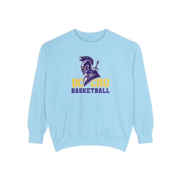 Adult CRU Basketball (6 Color Options / Purple) Unisex Garment-Dyed Sweatshirt - Image 6