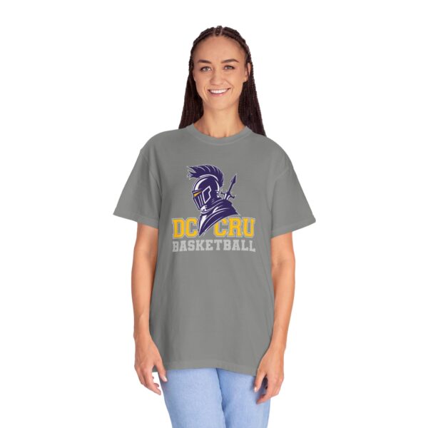 Adult CRU Basketball (14 Color Options / Gray) Unisex Garment-Dyed T-shirt - Image 70