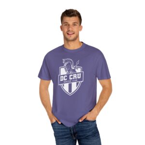 DC CRU Soccer Club Garment-Dyed T-Shirt | Unisex Sports Tee, Casual Wear, Athletic Gift, Team Apparel, Outdoor Activity Shirt